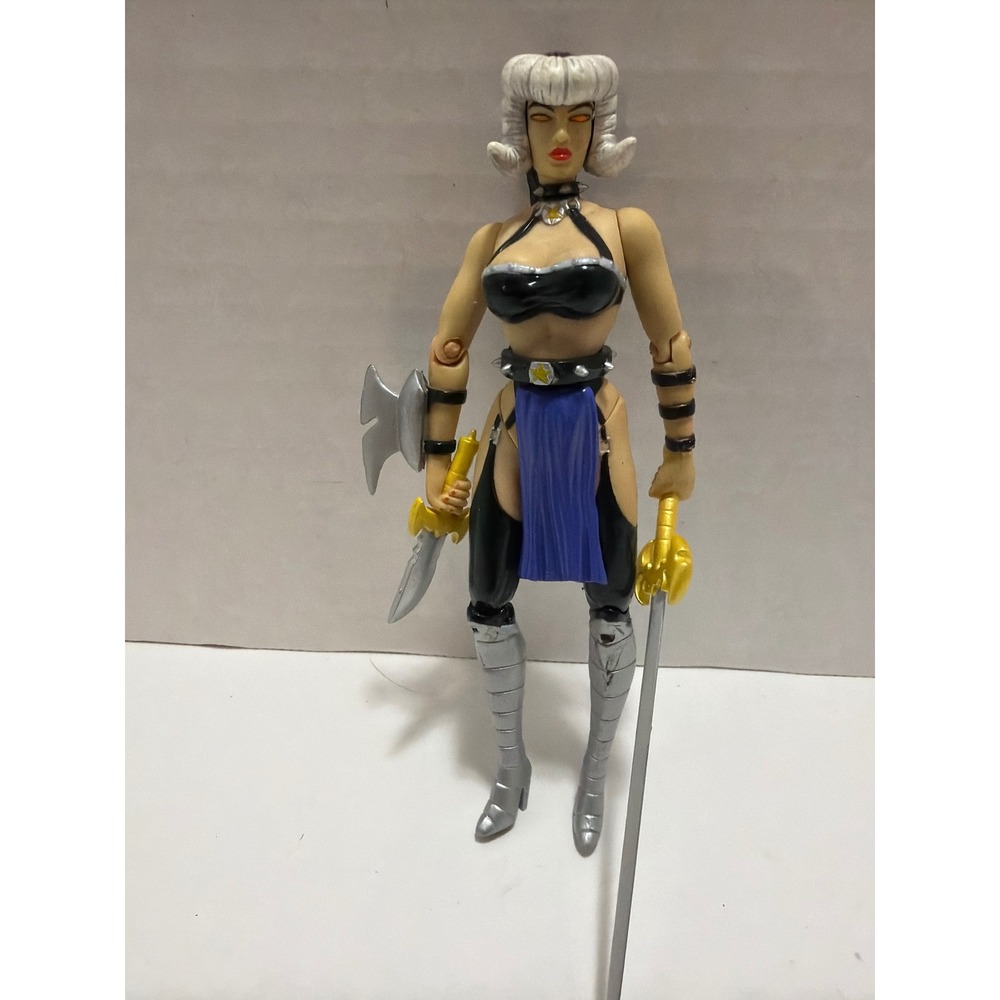 Sisters of Darkness LETHA Action Figure 1998 Skybolt Vintage Lightning Comics'